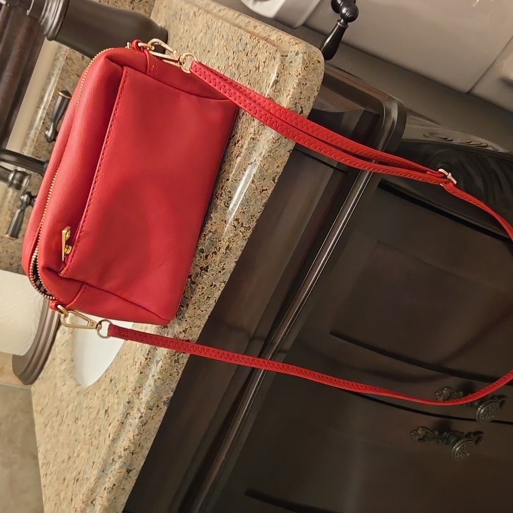 Elegant Red Crossbody Bag